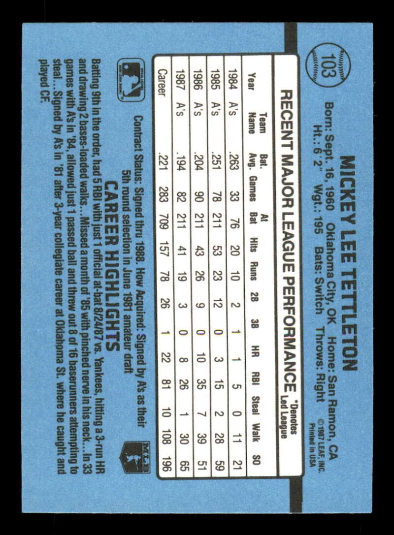 thumbnail 110  - 1988 Donruss Baseball Factory Set Variation #1-350 (You Pick) 