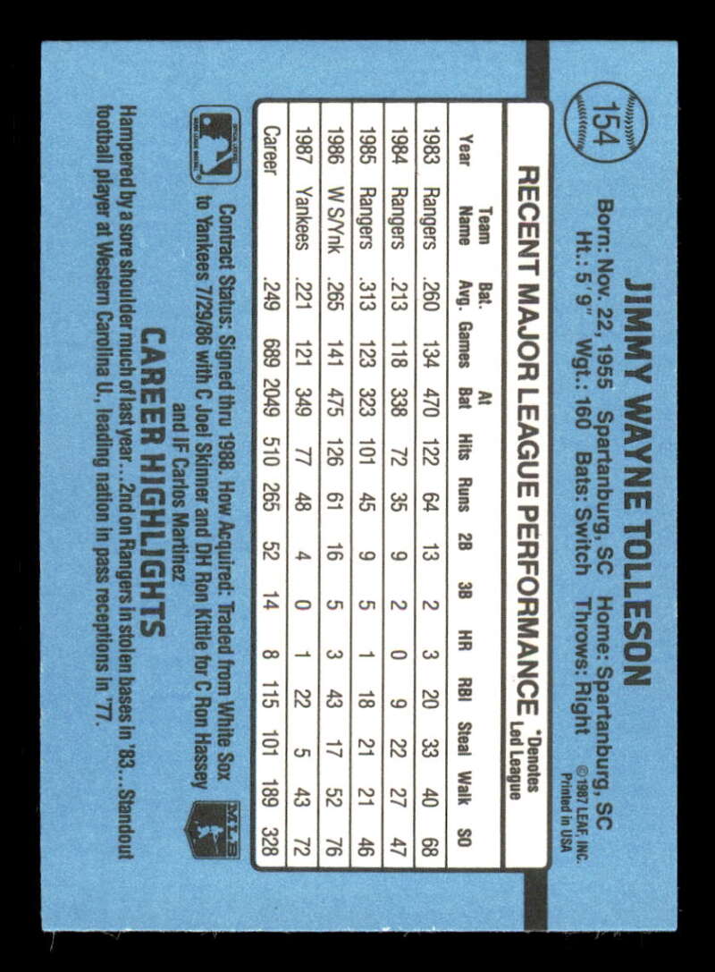 thumbnail 198  - 1988 Donruss Baseball Factory Set Variation #1-350 (You Pick) 