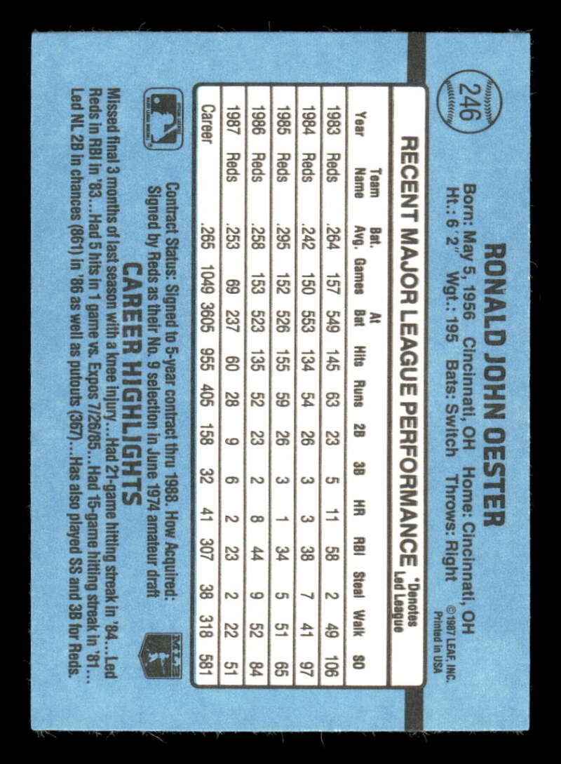 thumbnail 316  - 1988 Donruss Baseball Factory Set Variation #1-350 (You Pick) 