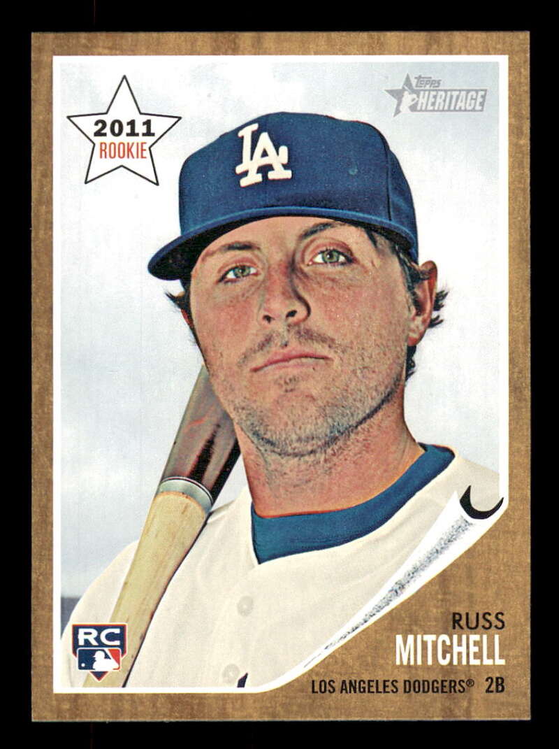 2011 Topps Heritage #461 Russ Mitchell RC/Rookie Dodgers (SP/Short Print) z 