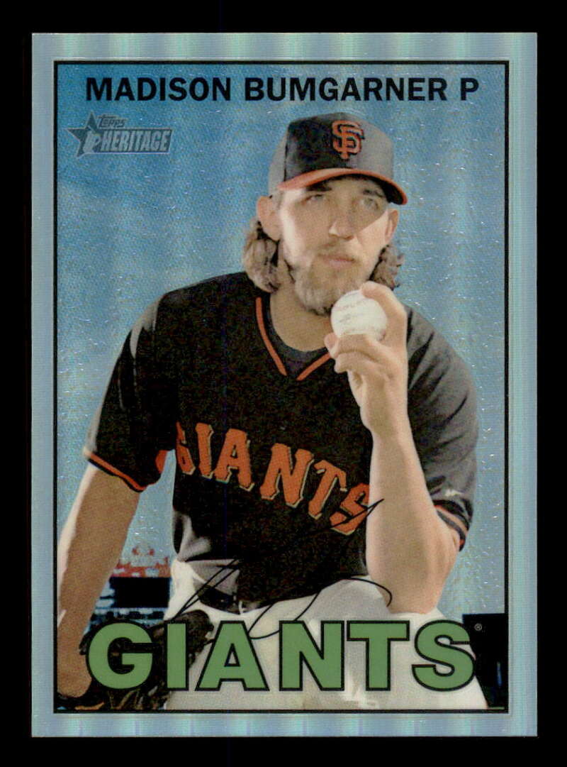 2016 Topps Heritage Chrome Refractor (Parallel 1:43) #320 Madison Bumgarner Giants 146/567