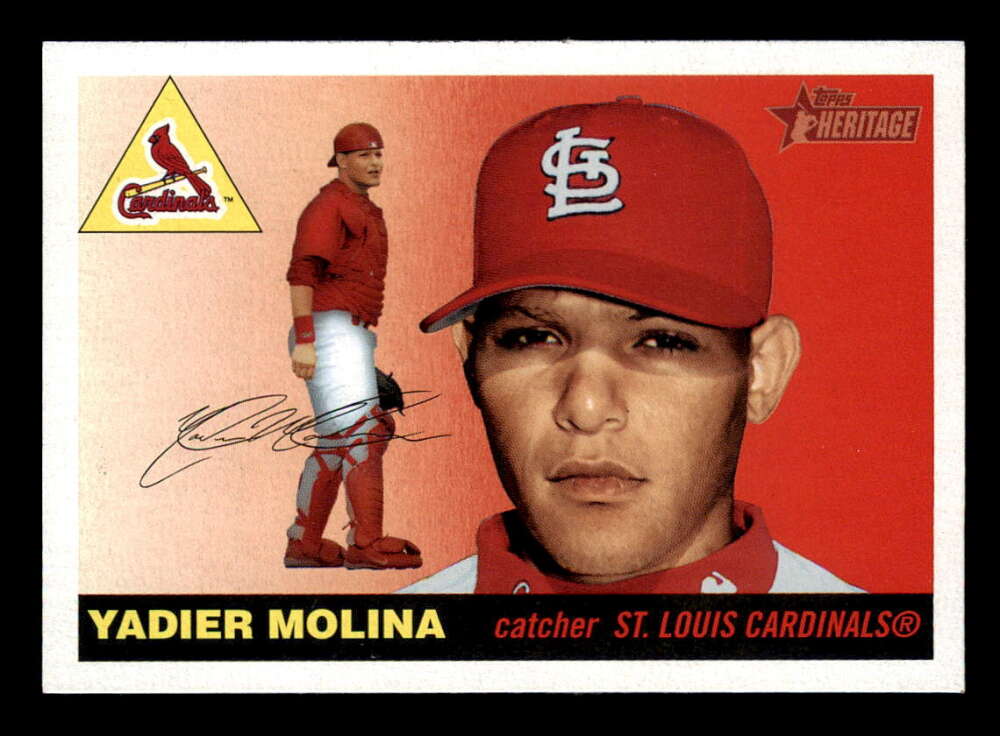 2004 Topps Heritage #355 Yadier Molina RC/Rookie Cardinals (High Grade) i